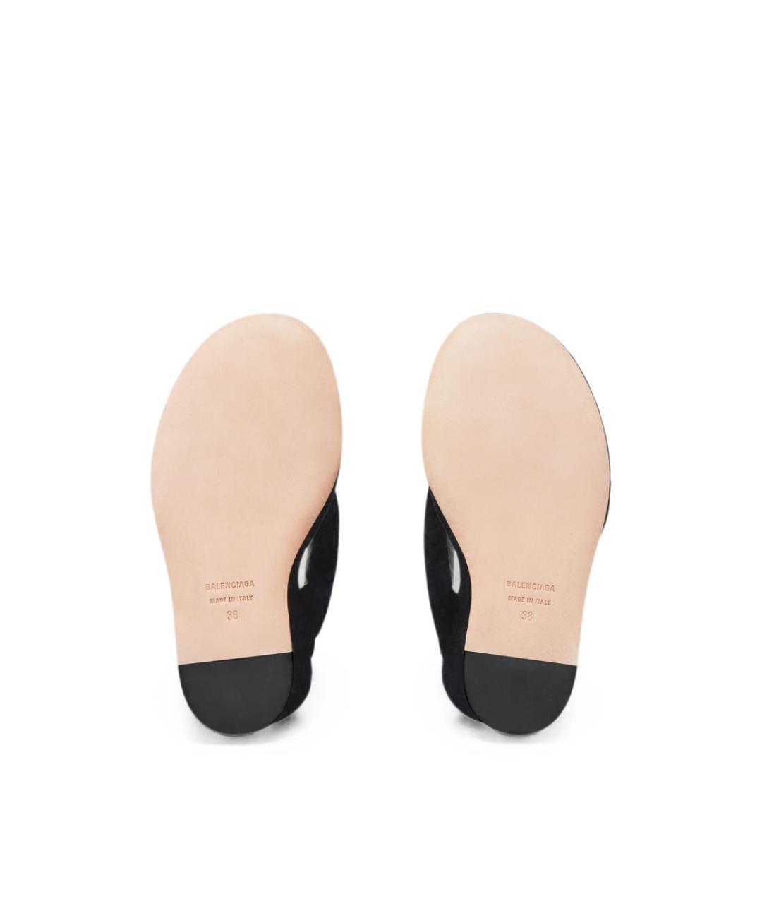BALENCIAGA Черные сандалии, фото 3