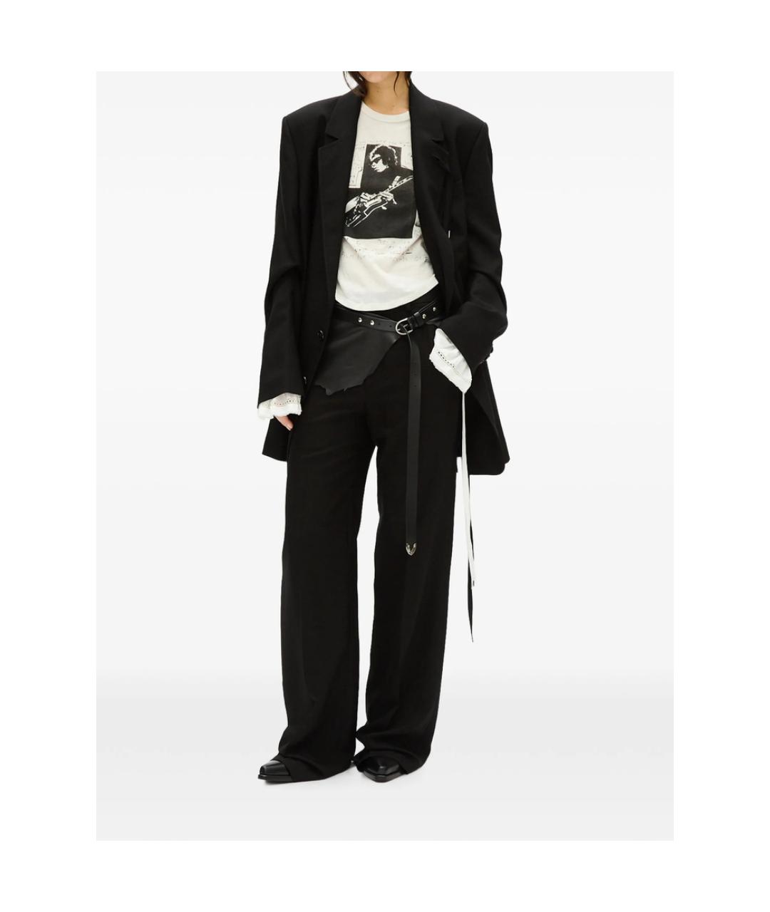 ANN DEMEULEMEESTER Белая хлопковая футболка, фото 4