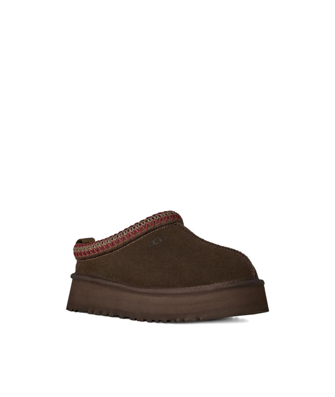 UGG Коричневые замшевые сабо, фото 3