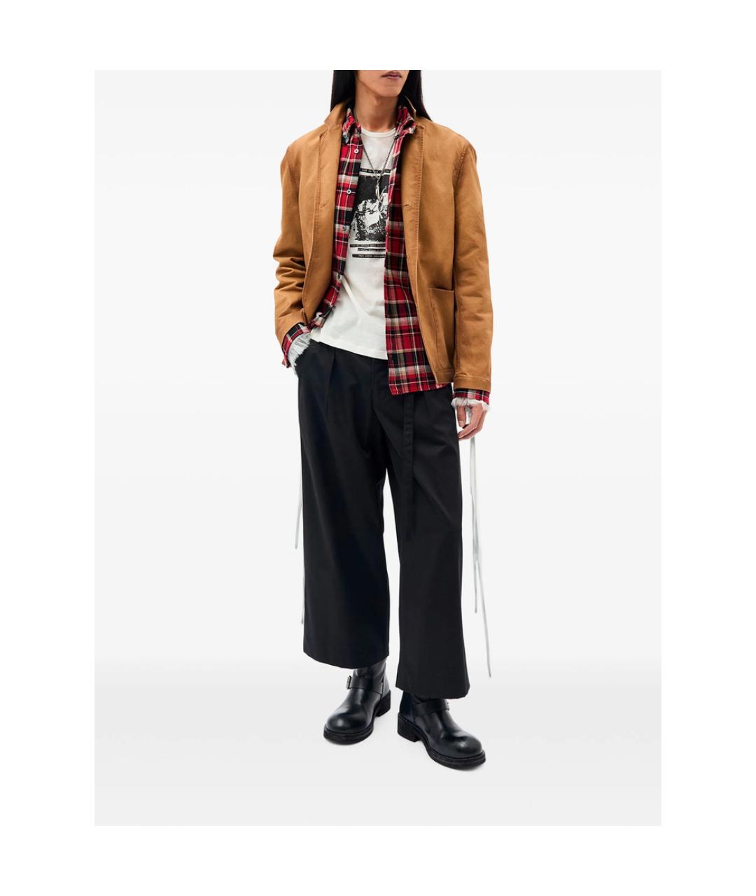 ANN DEMEULEMEESTER Белая хлопковая футболка, фото 3
