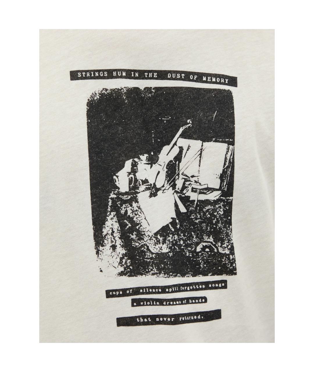 ANN DEMEULEMEESTER Белая хлопковая футболка, фото 6