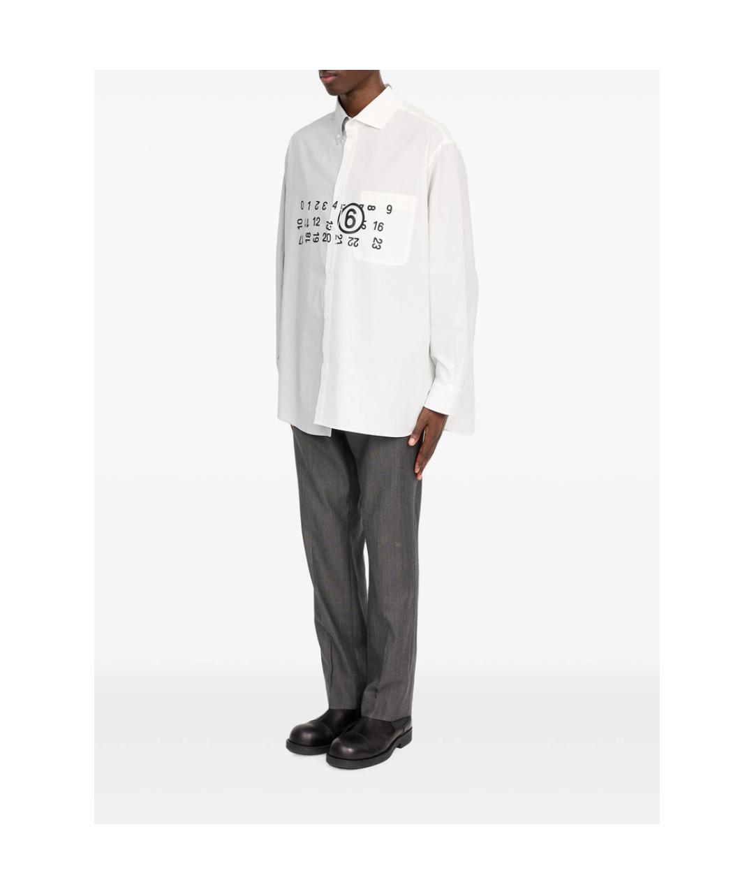 MM6 MAISON MARGIELA Мульти хлопковая кэжуал рубашка, фото 5