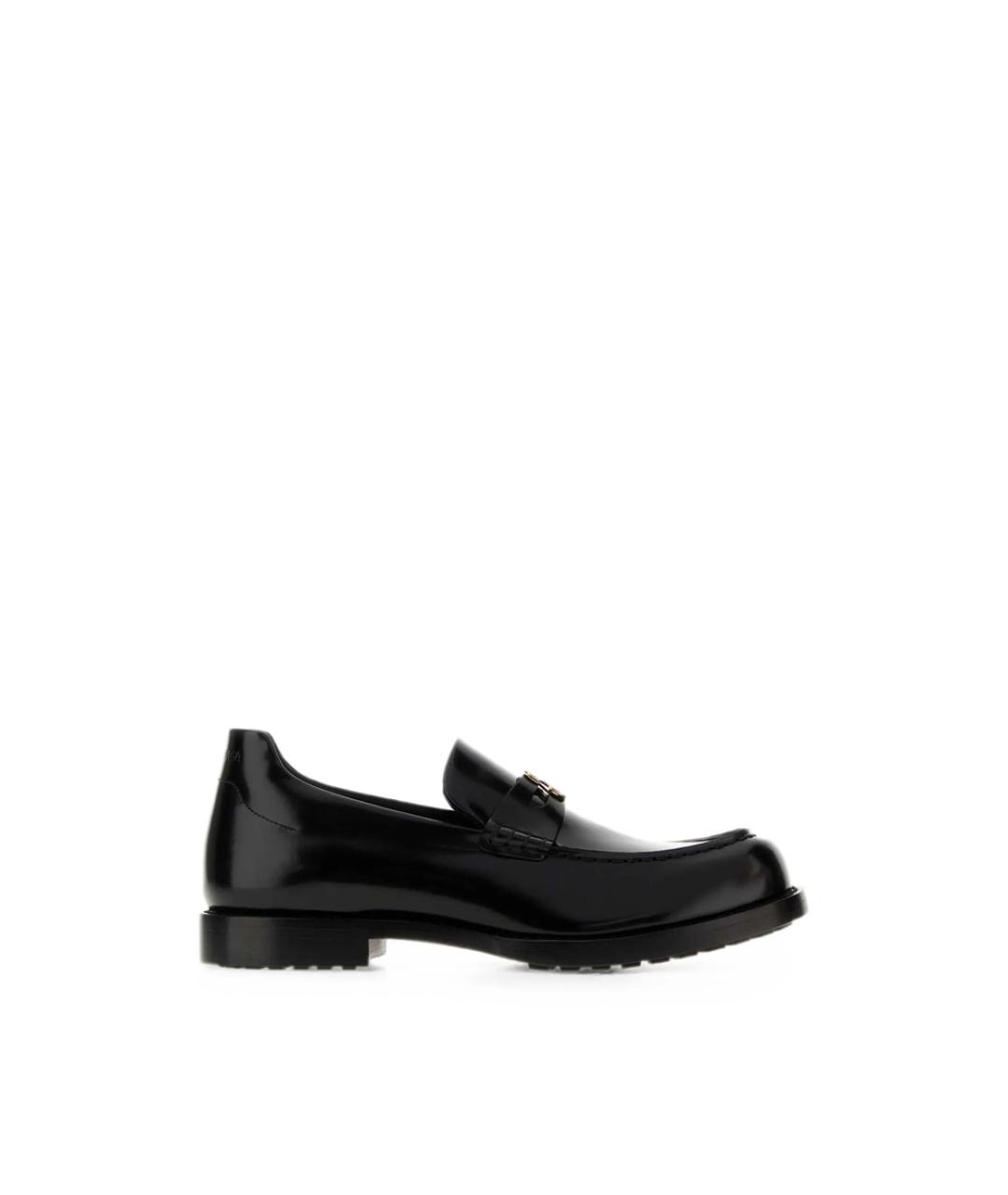 BALENCIAGA Черные кожаные лоферы, фото 3
