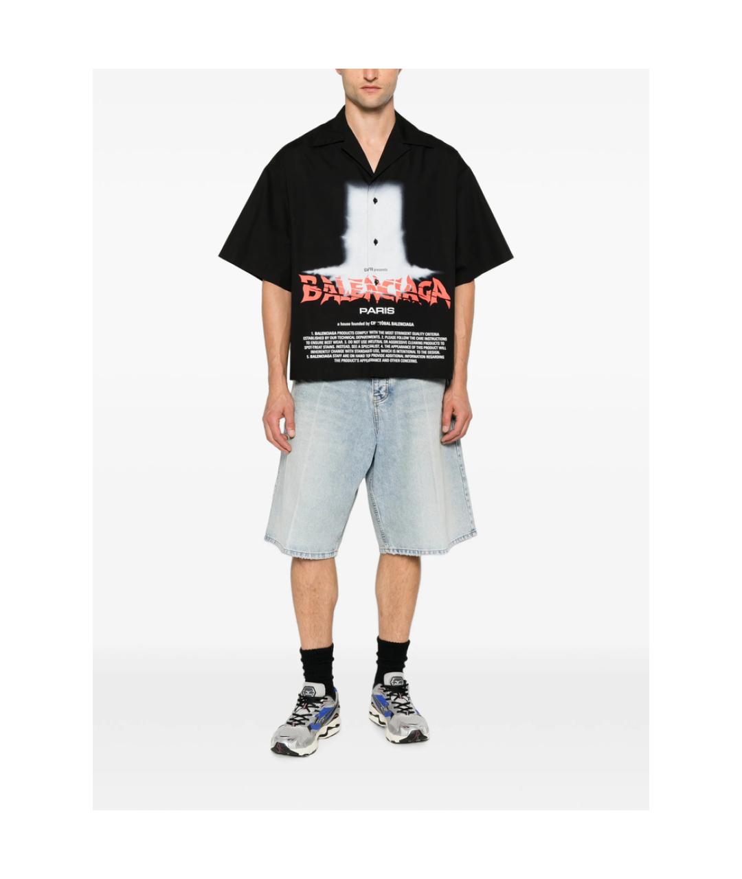 BALENCIAGA Синие шорты, фото 4