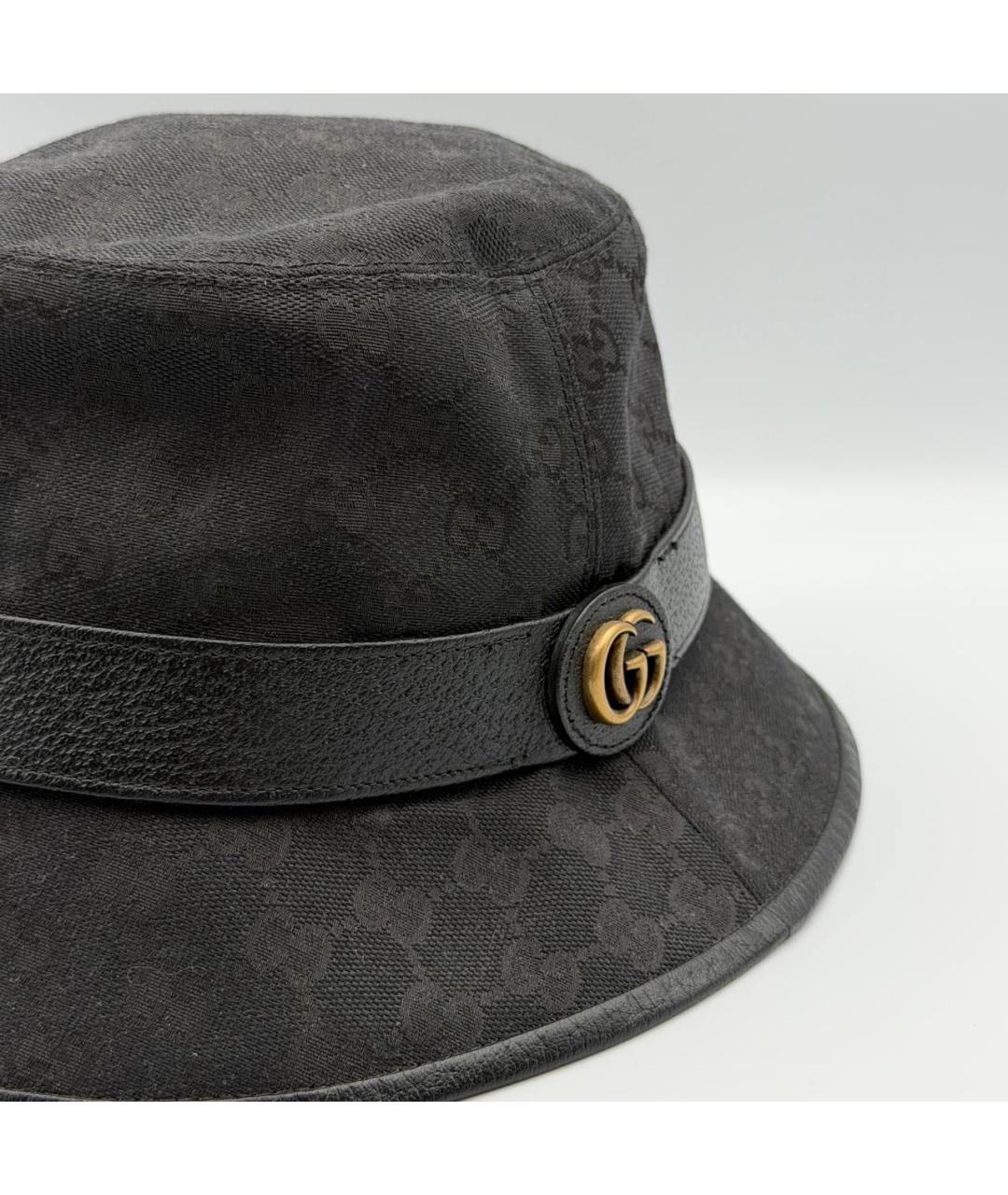 GUCCI Черная шляпа, фото 2