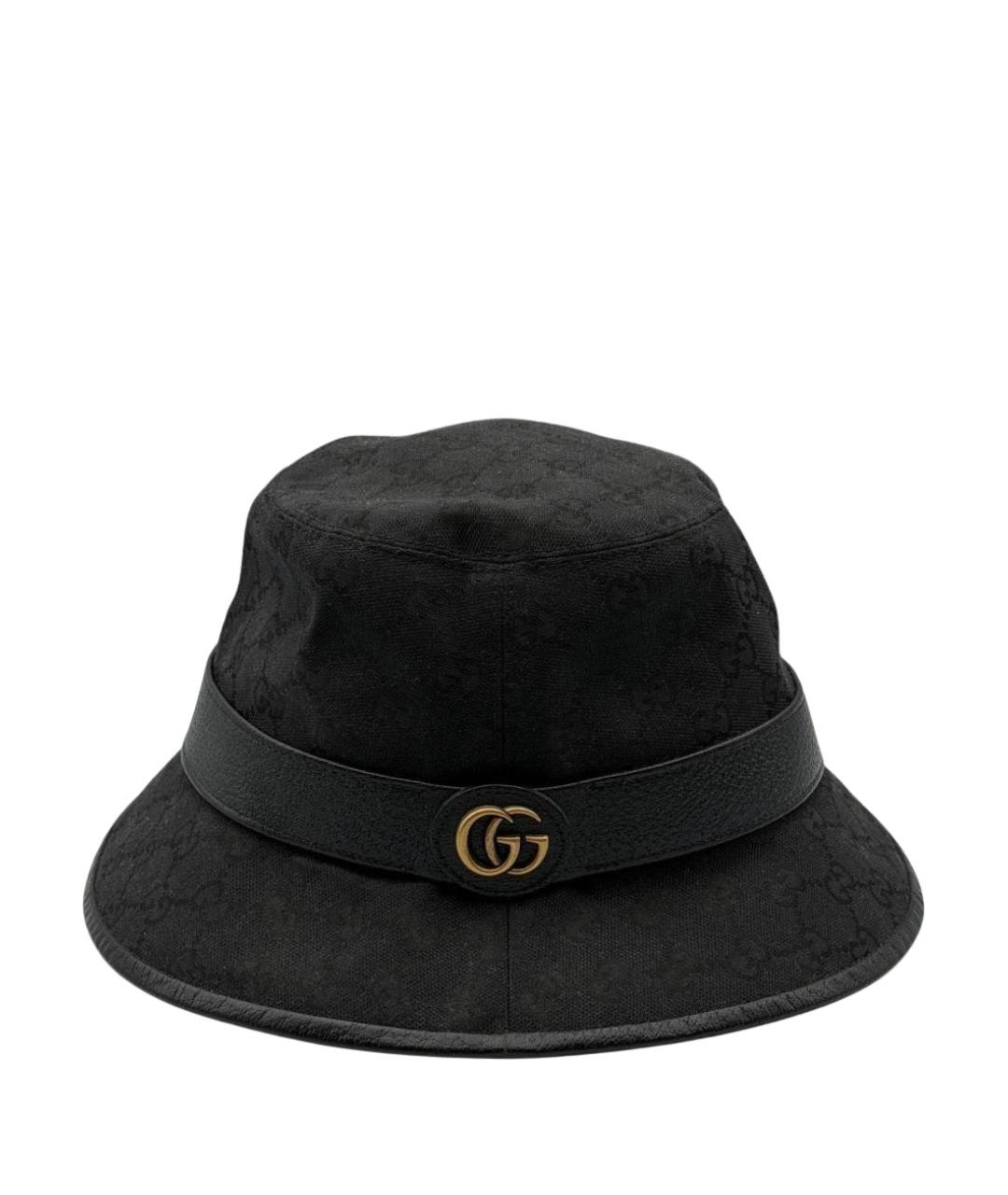 GUCCI Черная шляпа, фото 1