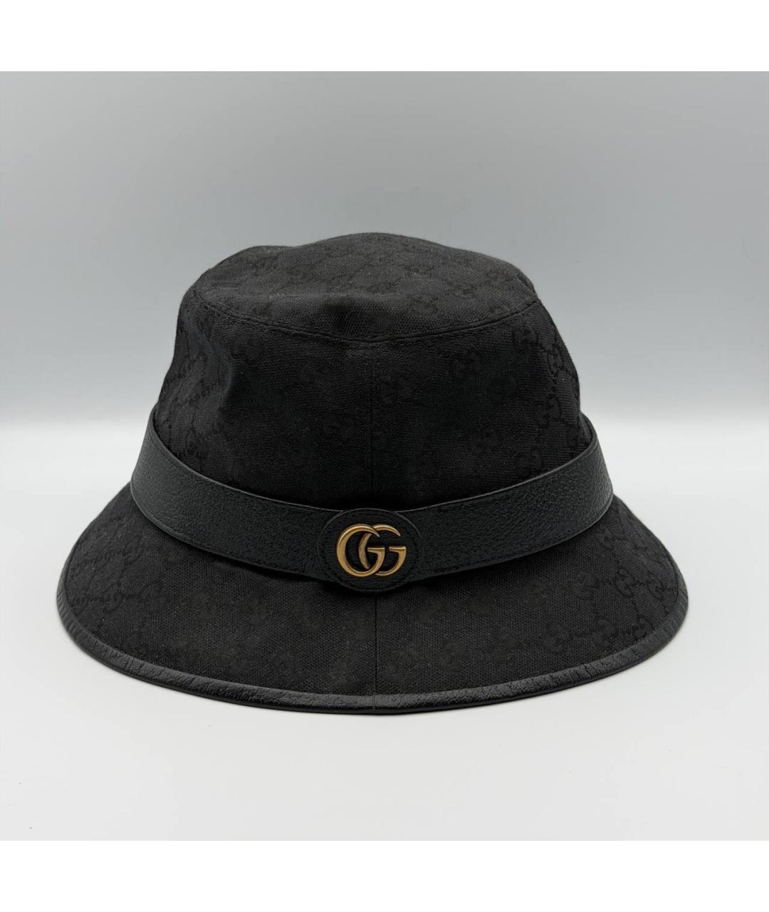 GUCCI Черная шляпа, фото 4
