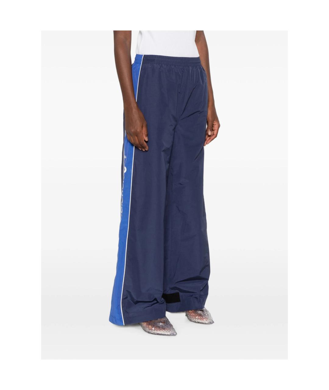 BALENCIAGA Синие полиэстеровые спортивные брюки и шорты, фото 3