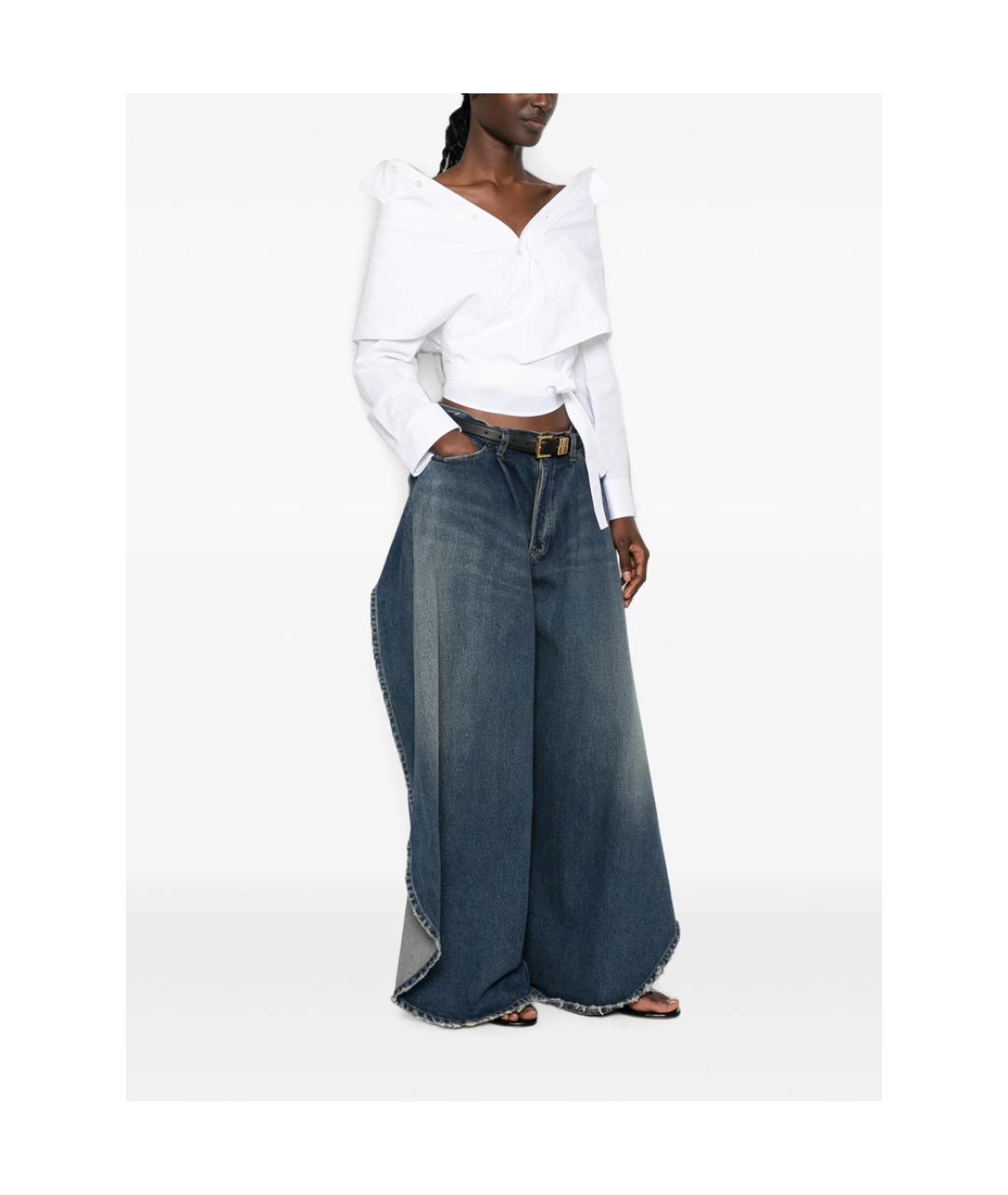 BALENCIAGA Белая полиэстеровая рубашка, фото 2