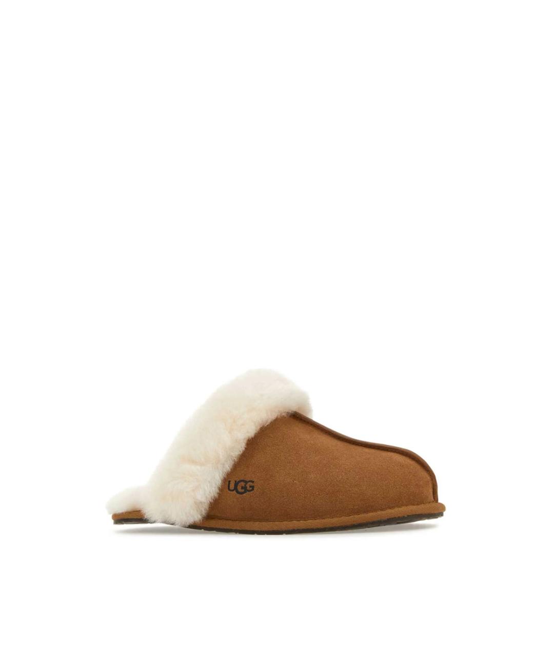 UGG Коричневые замшевые мюли, фото 4