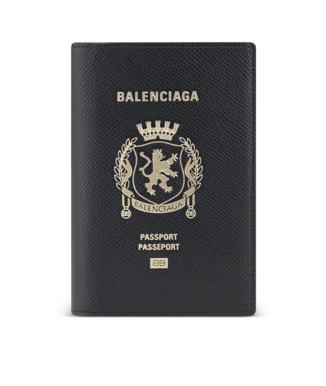 BALENCIAGA Черная кожаная папка для документов, фото 1