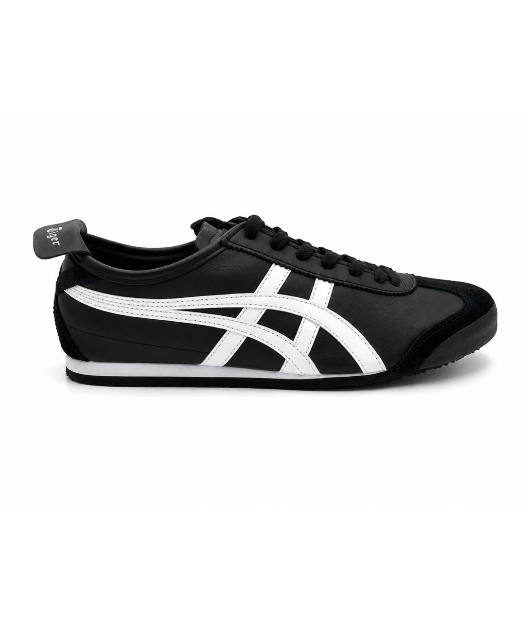 ONITSUKA TIGER Черные кожаные кеды, фото 8