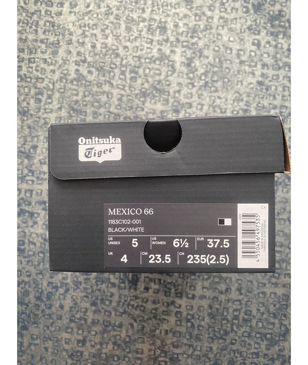 ONITSUKA TIGER Черные кожаные кеды, фото 7