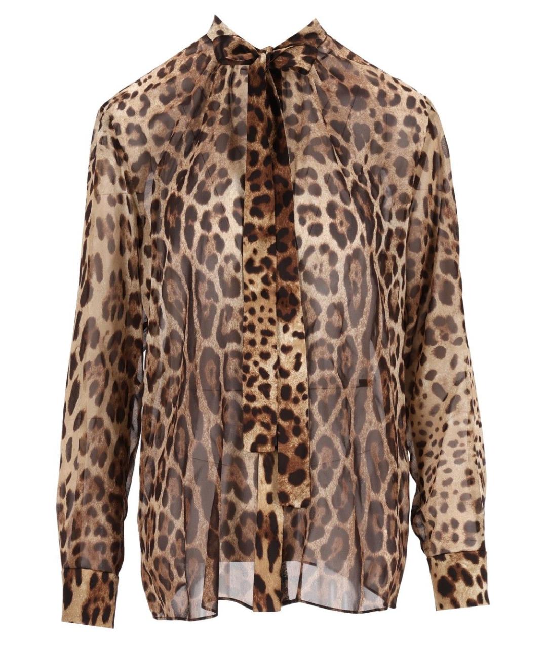 DOLCE&GABBANA Мульти шелковая блузы, фото 1