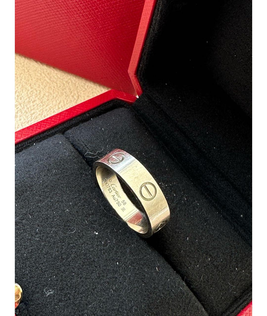 CARTIER Серебряное кольцо из белого золота, фото 4