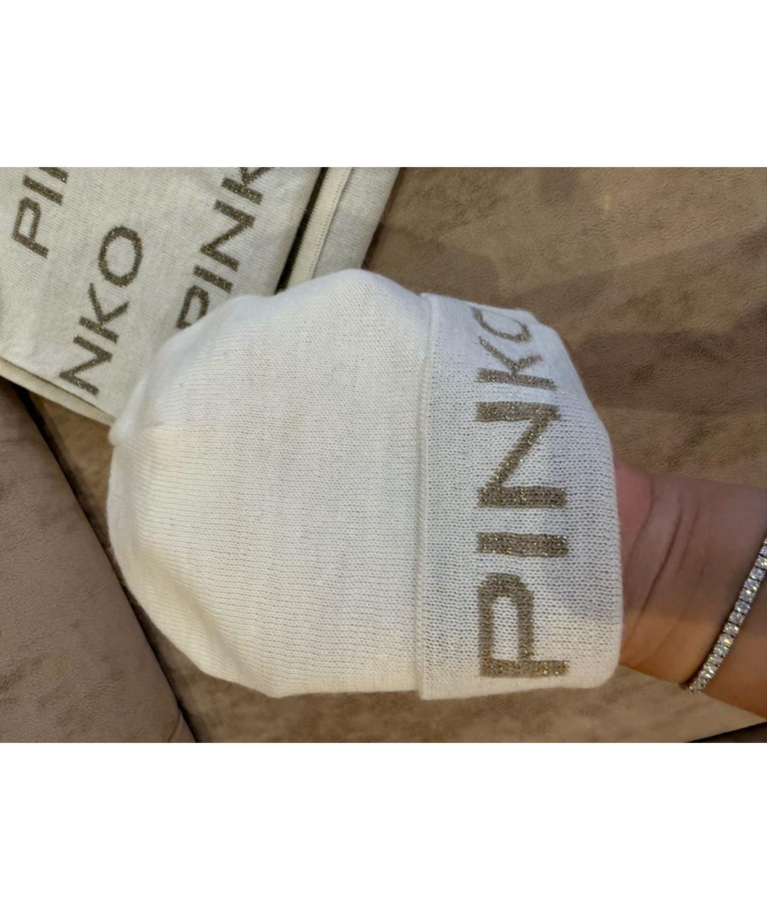 PINKO Белая шапка, фото 5