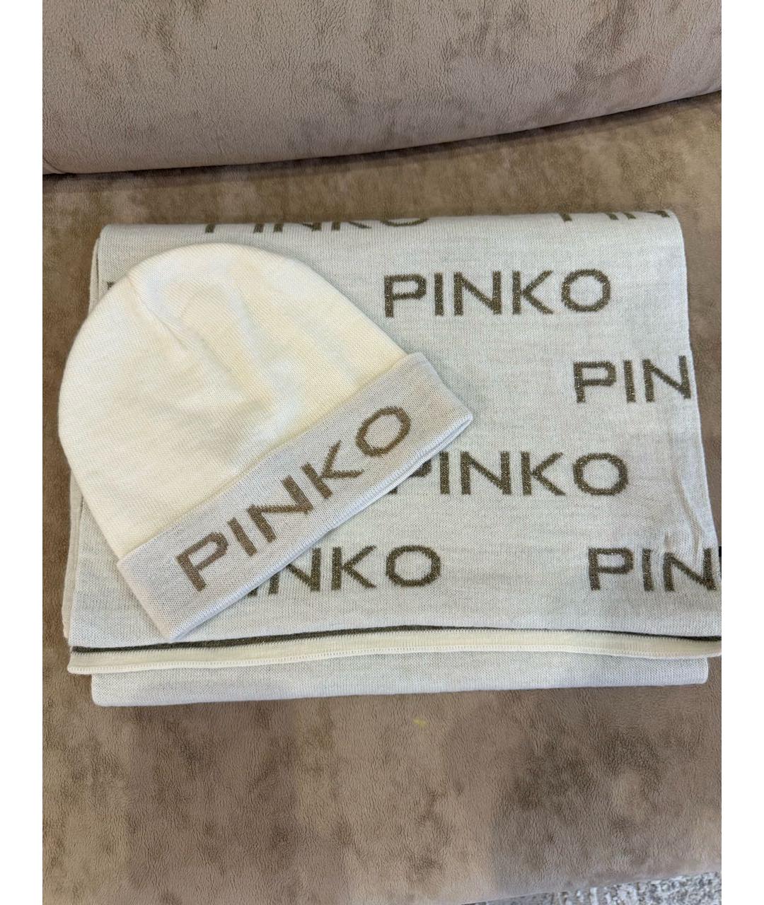 PINKO Белая шапка, фото 9