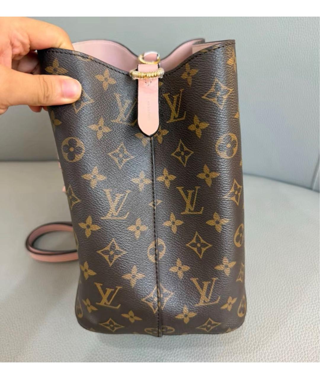 LOUIS VUITTON Коричневая канва сумка тоут, фото 2