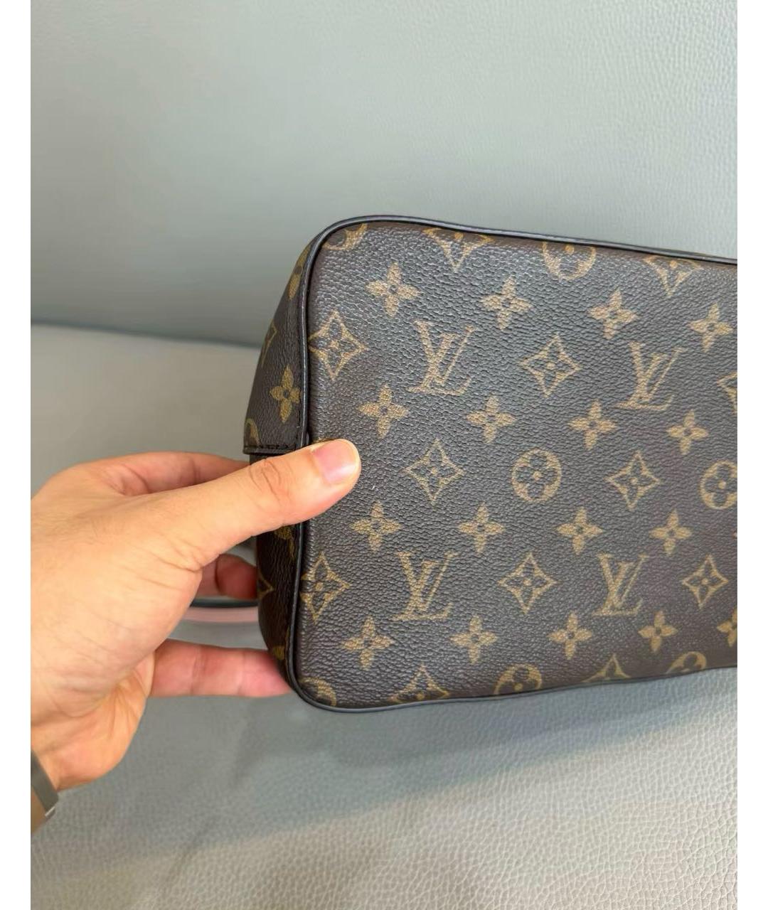 LOUIS VUITTON Коричневая канва сумка тоут, фото 6