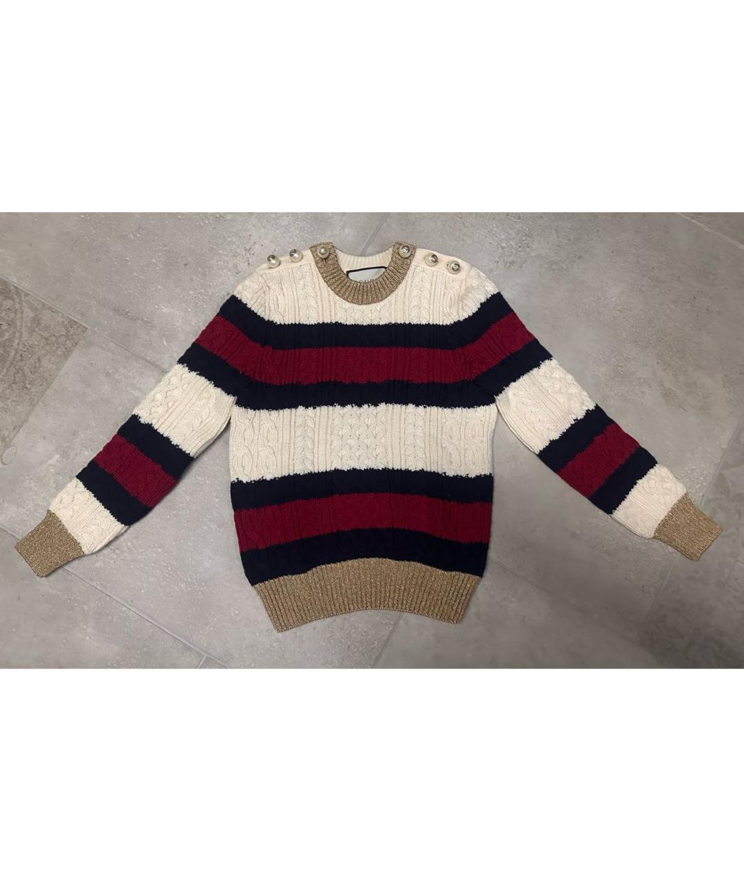 GUCCI Мульти хлопковый джемпер / свитер, фото 4