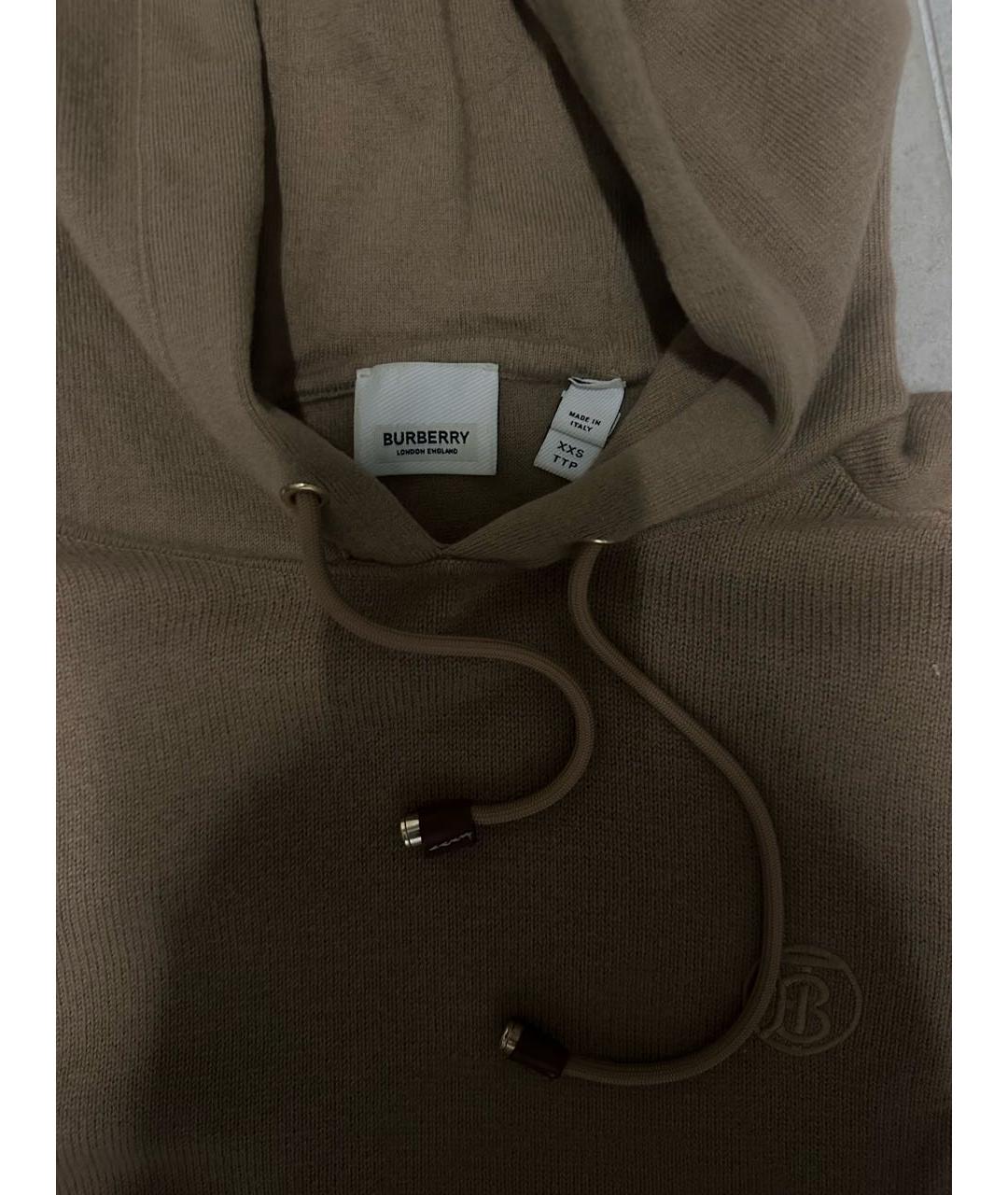 BURBERRY Бежевый шерстяной костюм с брюками, фото 4