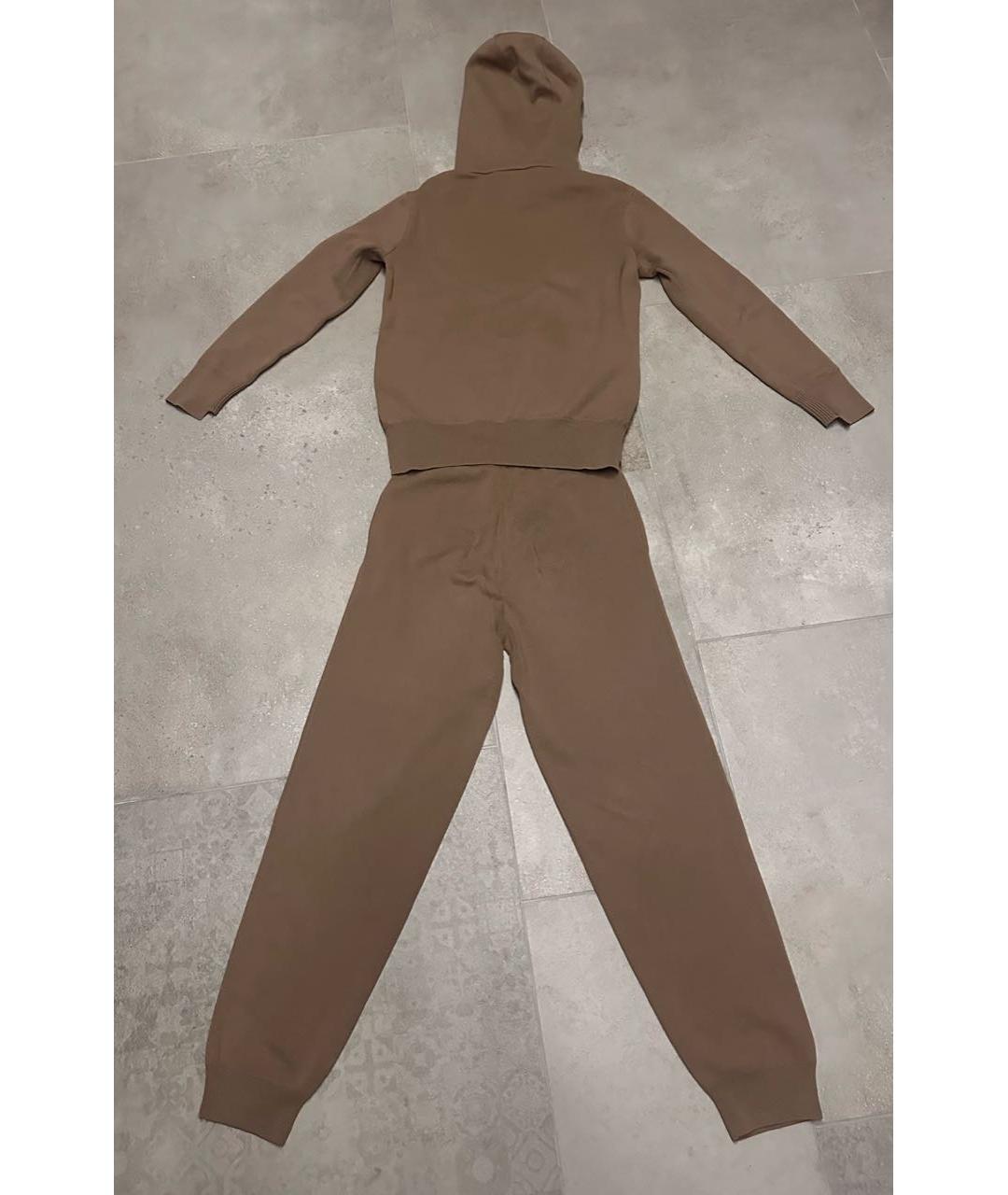 BURBERRY Бежевый шерстяной костюм с брюками, фото 2