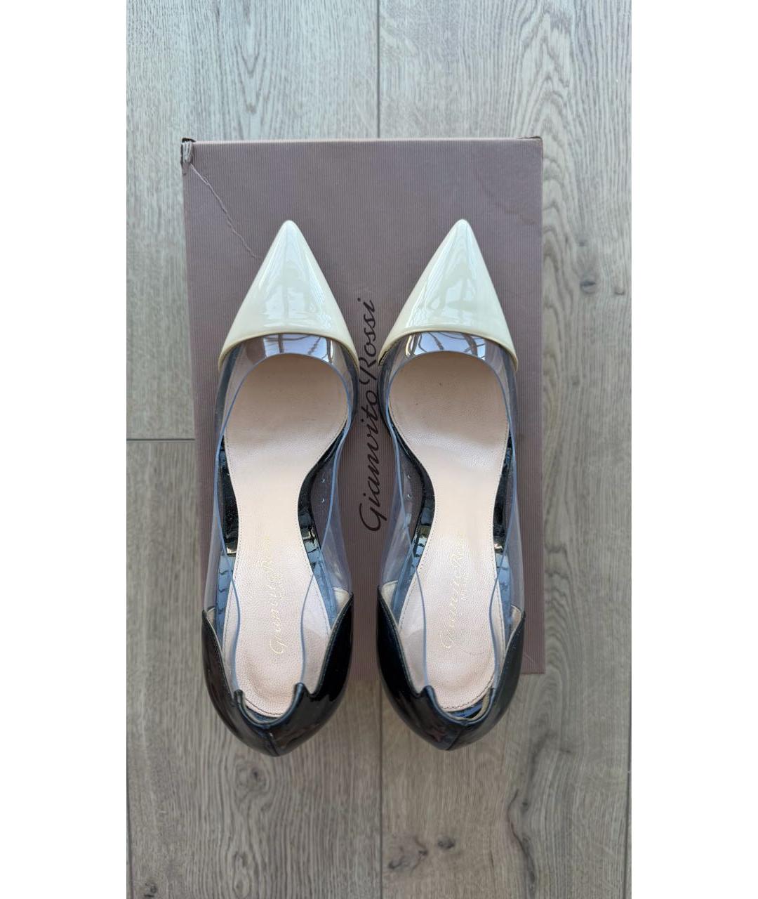GIANVITO ROSSI Мульти туфли из лакированной кожи, фото 3