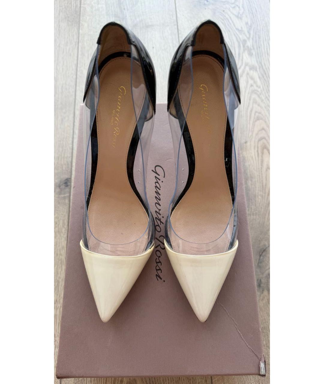 GIANVITO ROSSI Мульти туфли из лакированной кожи, фото 2