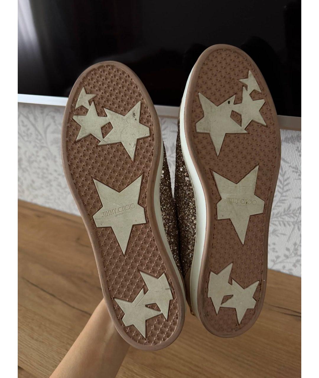 JIMMY CHOO Бежевые кроссовки, фото 5