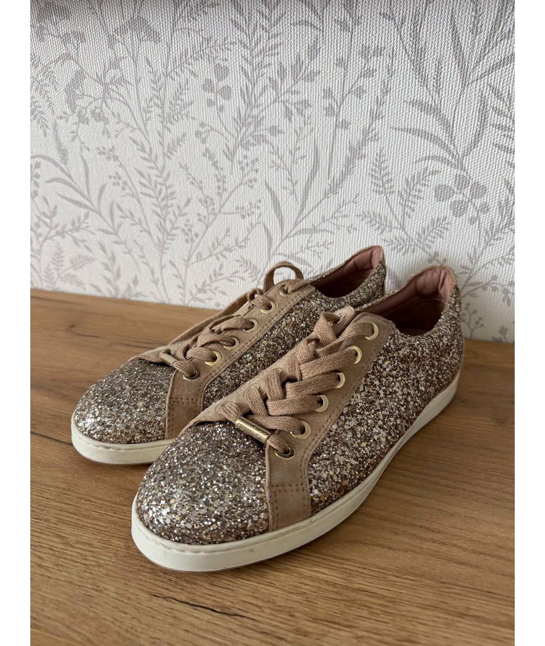 JIMMY CHOO Бежевые кроссовки, фото 6