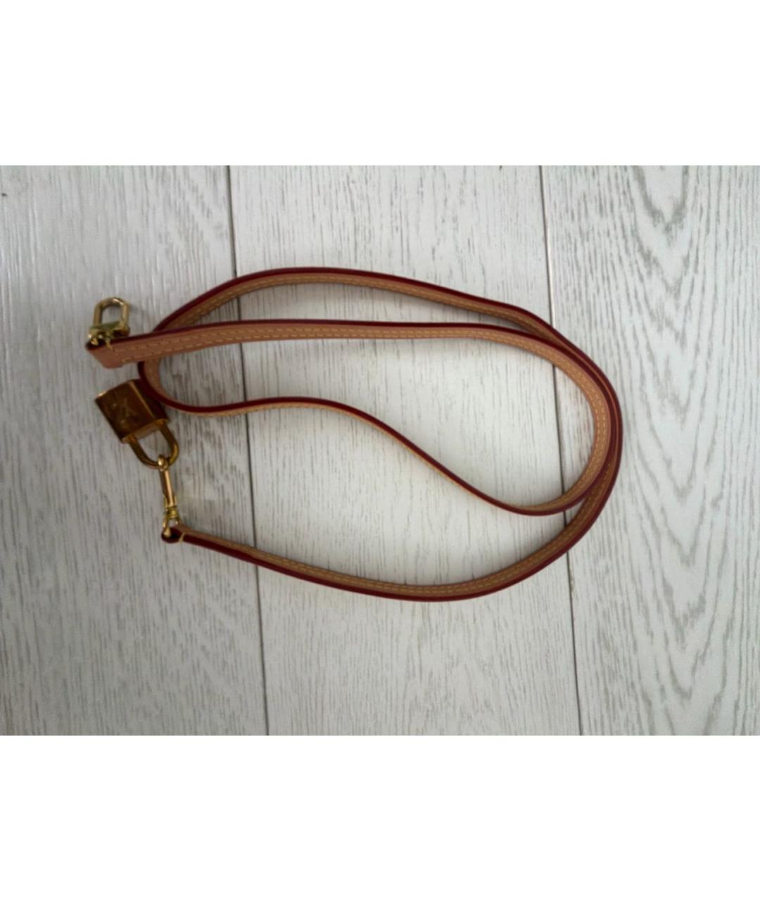 LOUIS VUITTON Коричневая канва сумка с короткими ручками, фото 5