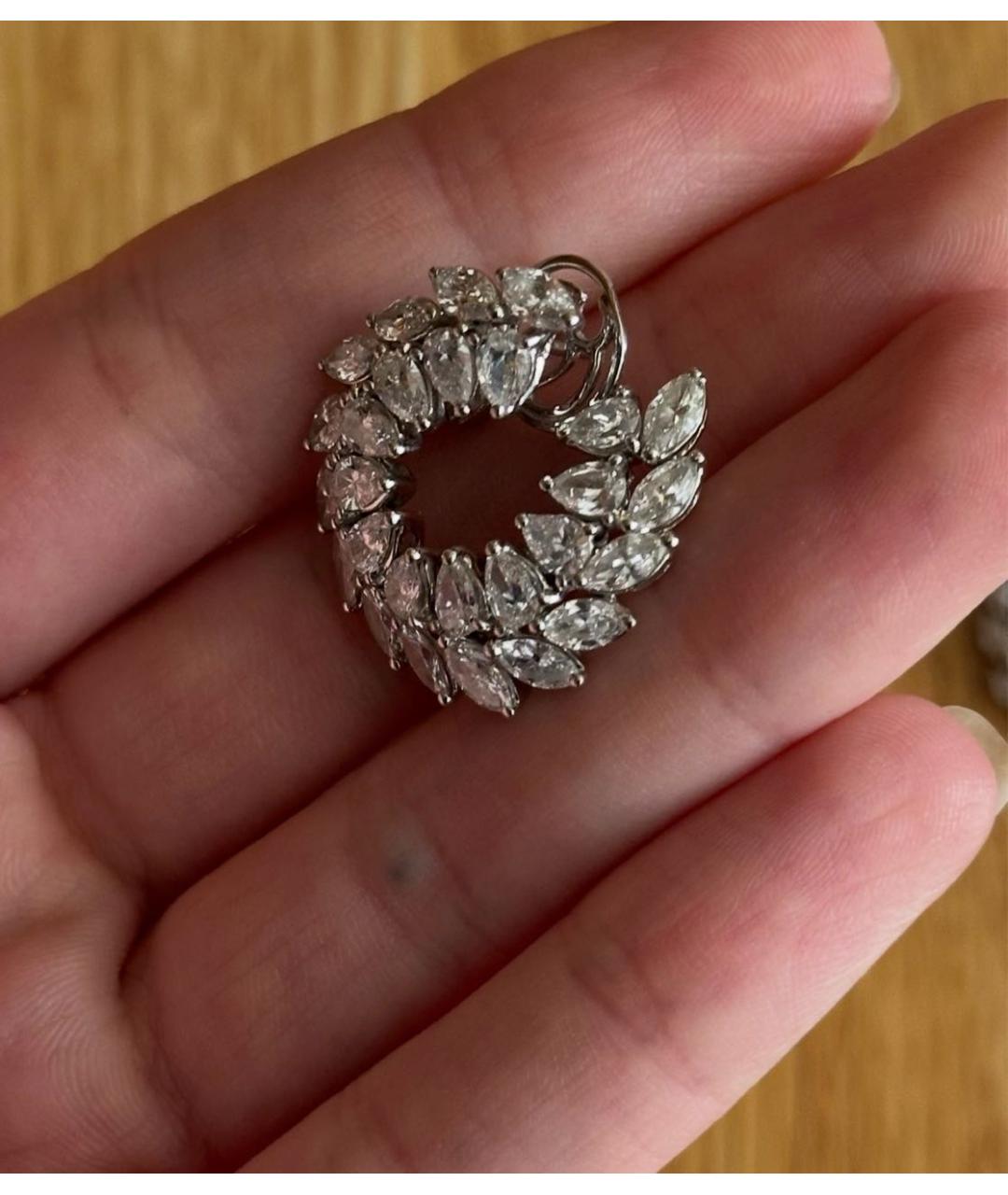 CRIVELLI Серебряные серьги из белого золота, фото 3