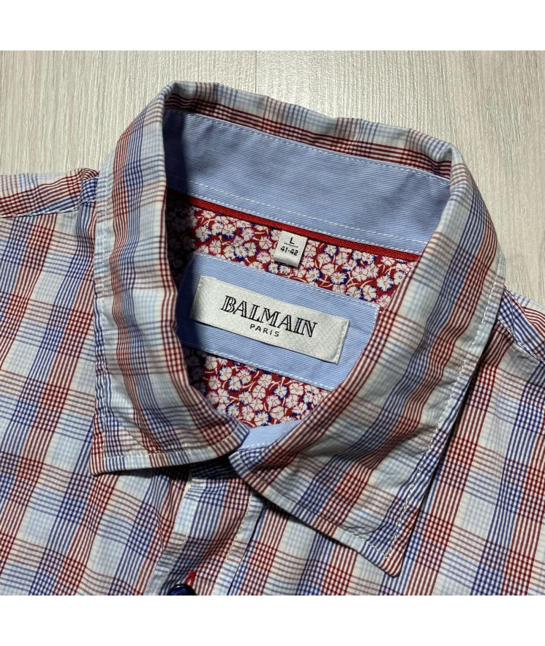 BALMAIN Мульти хлопковая кэжуал рубашка, фото 5