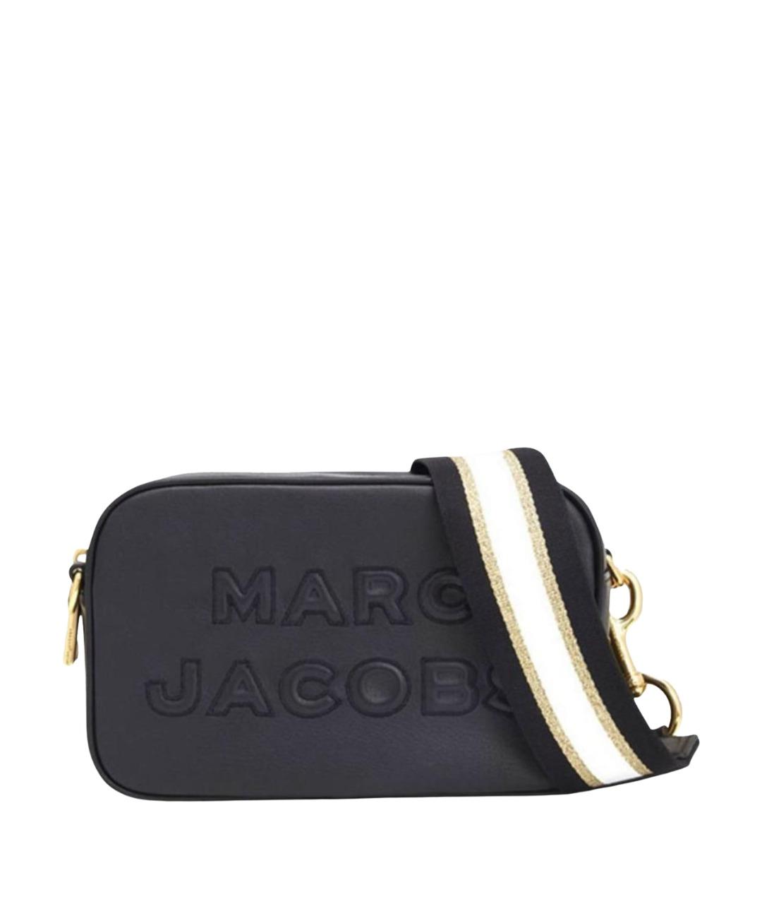 MARC JACOBS Черная кожаная сумка через плечо, фото 1
