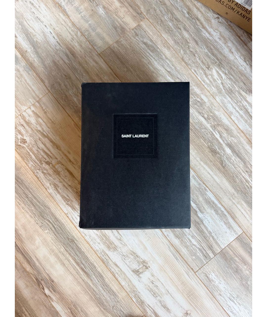SAINT LAURENT Белые кожаные кеды, фото 8