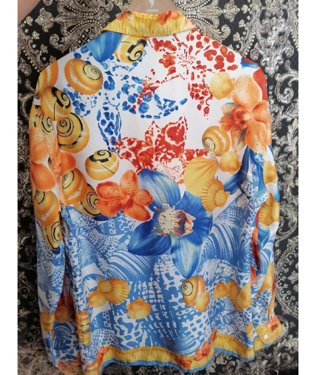 VERSACE Мульти шелковая рубашка, фото 2