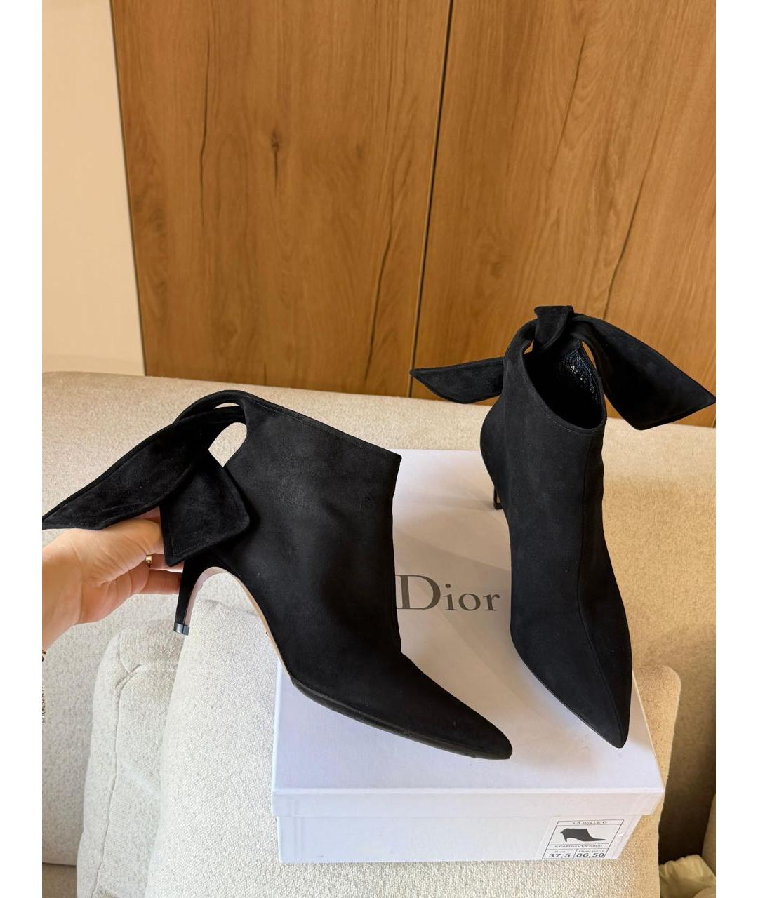 CHRISTIAN DIOR Черные ботильоны, фото 2