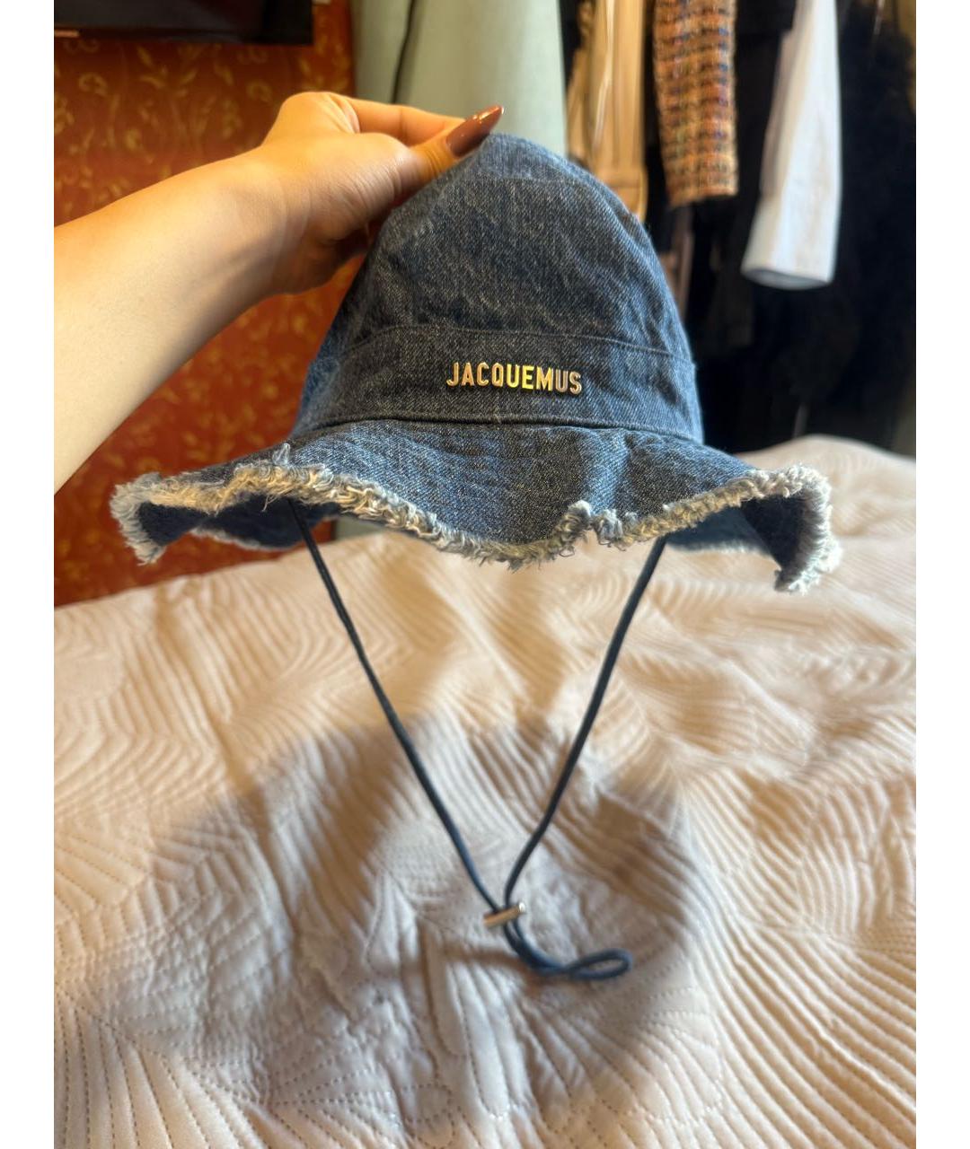 JACQUEMUS Синяя панама, фото 4