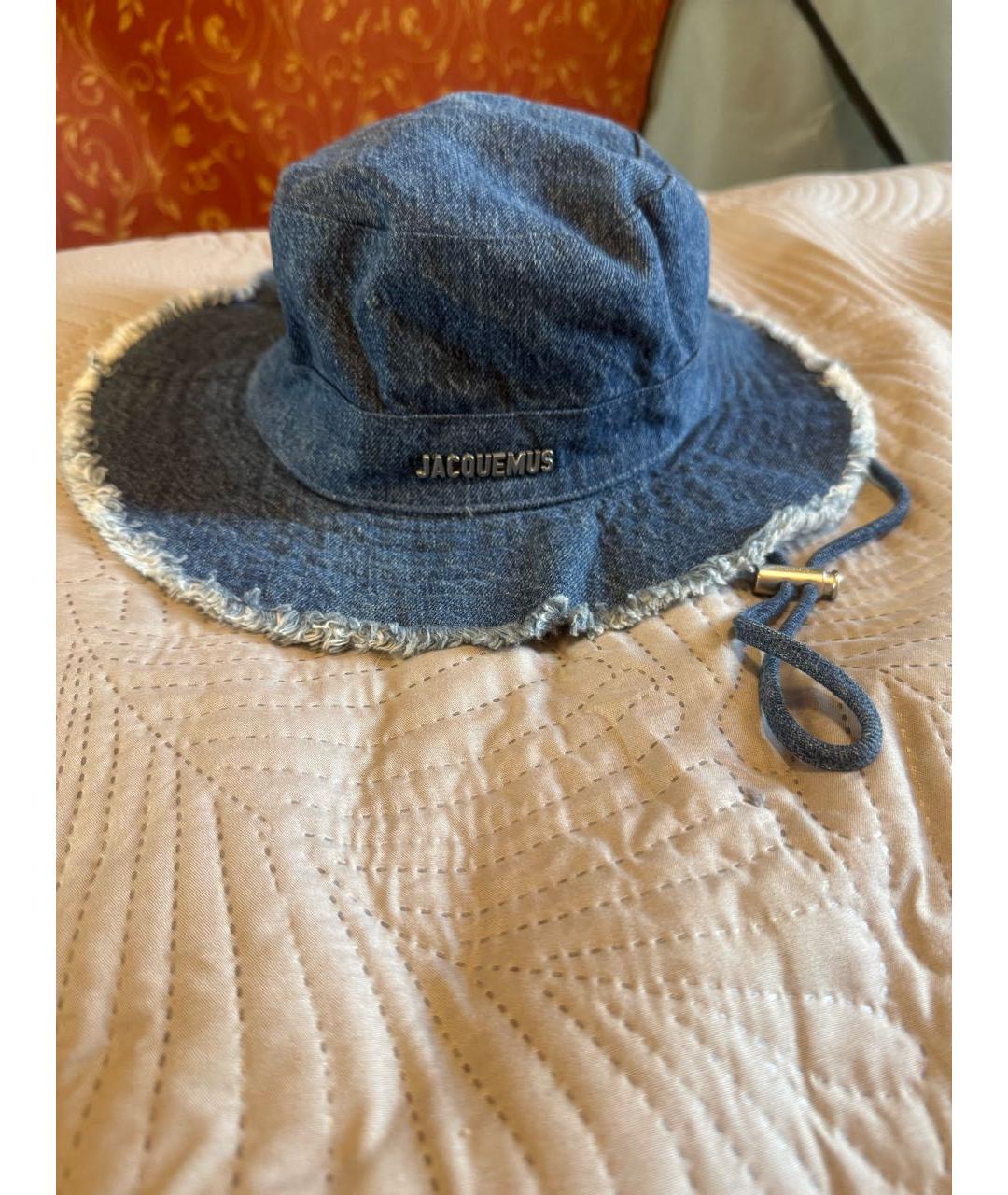 JACQUEMUS Синяя панама, фото 5