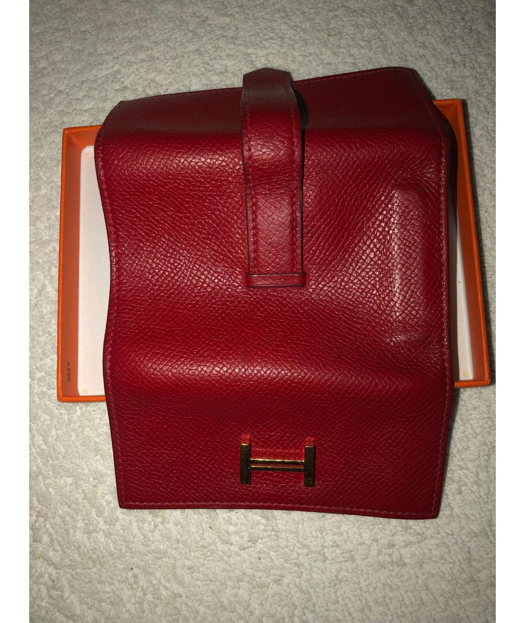 HERMES Красная ключница, фото 5
