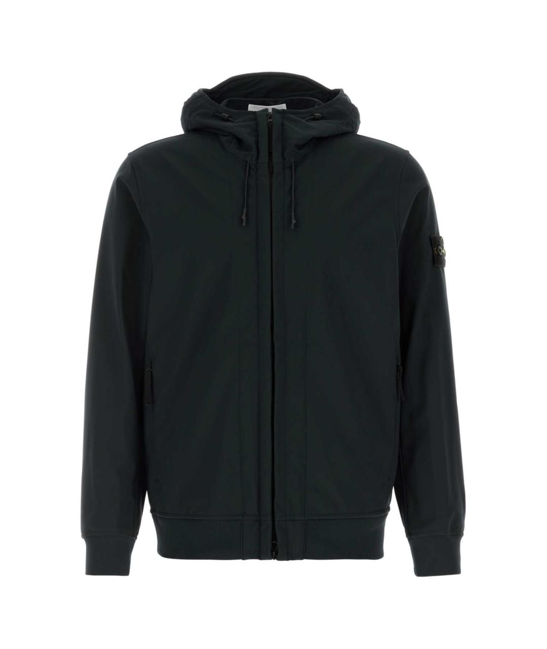 STONE ISLAND Черная полиэстеровая куртка, фото 1