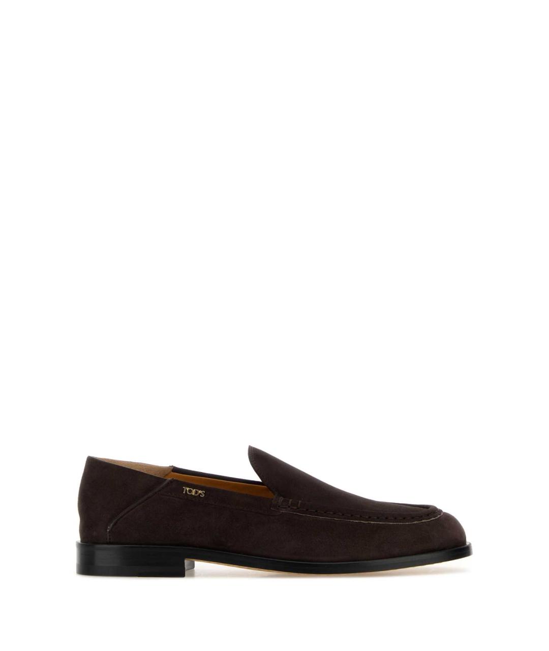 TOD'S Коричневые кожаные лоферы, фото 1
