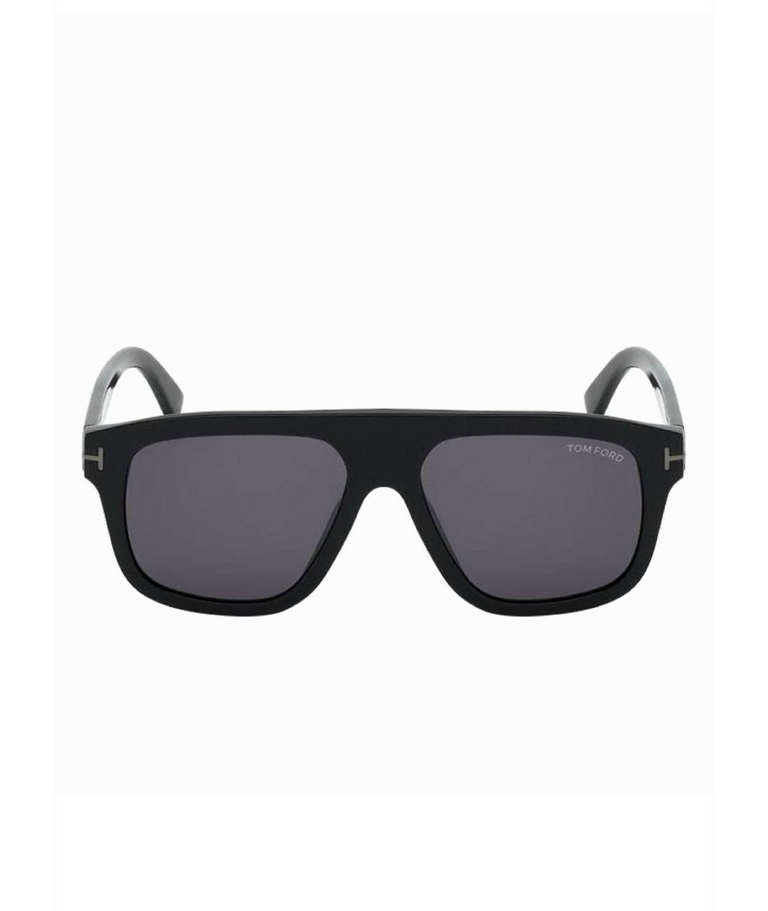 TOM FORD Черные пластиковые солнцезащитные очки, фото 5