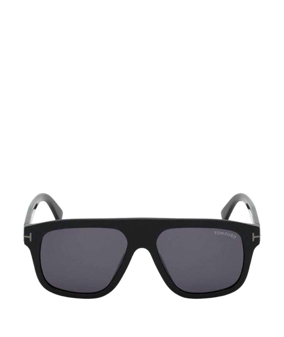 TOM FORD Черные пластиковые солнцезащитные очки, фото 1