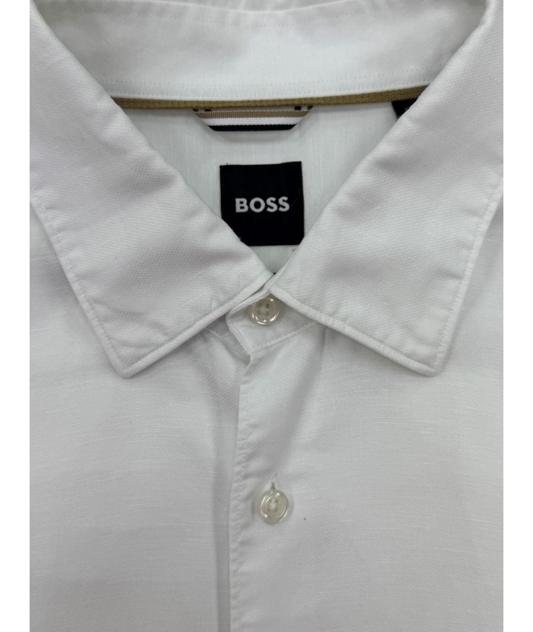 HUGO BOSS Белая классическая рубашка, фото 3