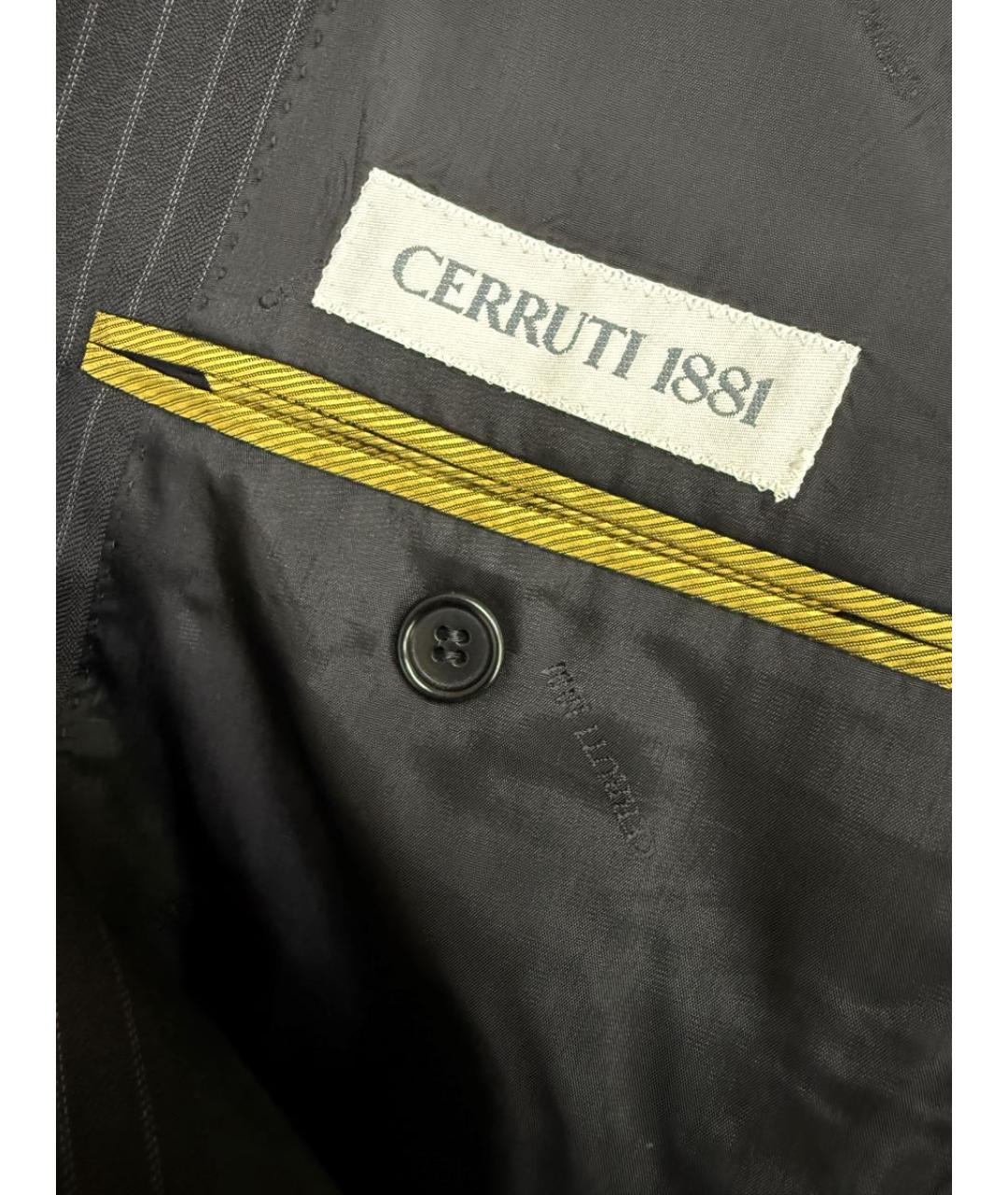 CERRUTI 1881 Черный классический костюм, фото 7