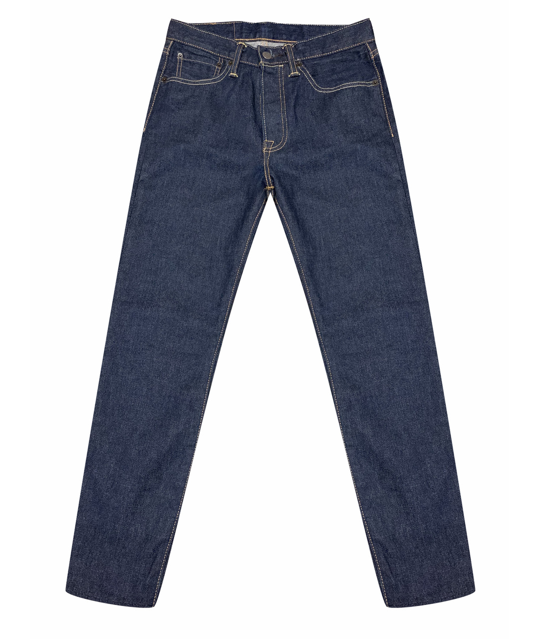 LEVI'S Темно-синие хлопковые джинсы слим, фото 1