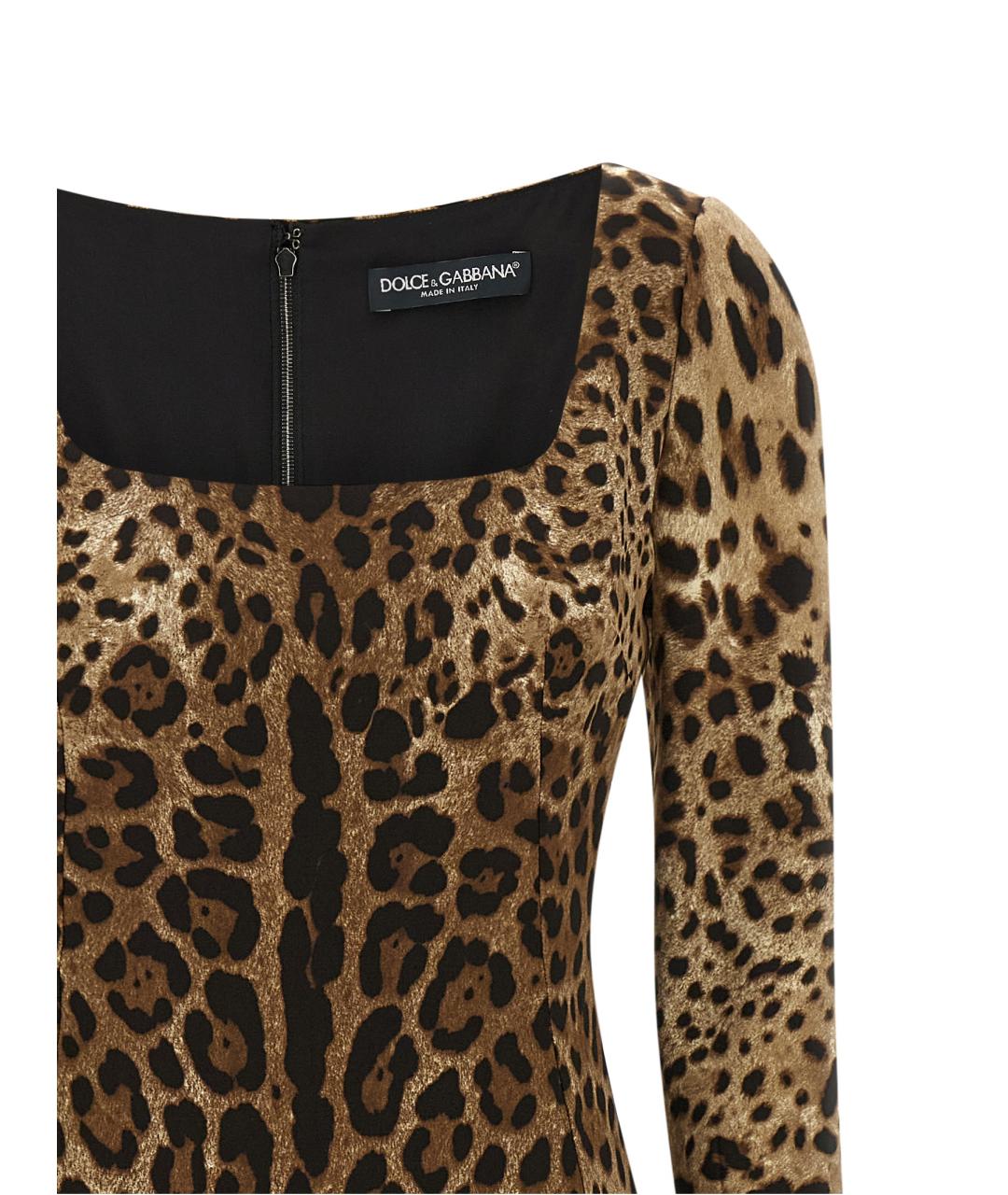 DOLCE&GABBANA Мульти вискозное платье, фото 3