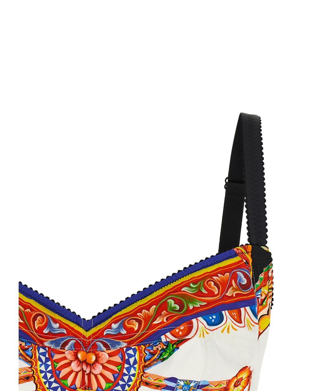 DOLCE&GABBANA Мульти хлопковая майка, фото 3