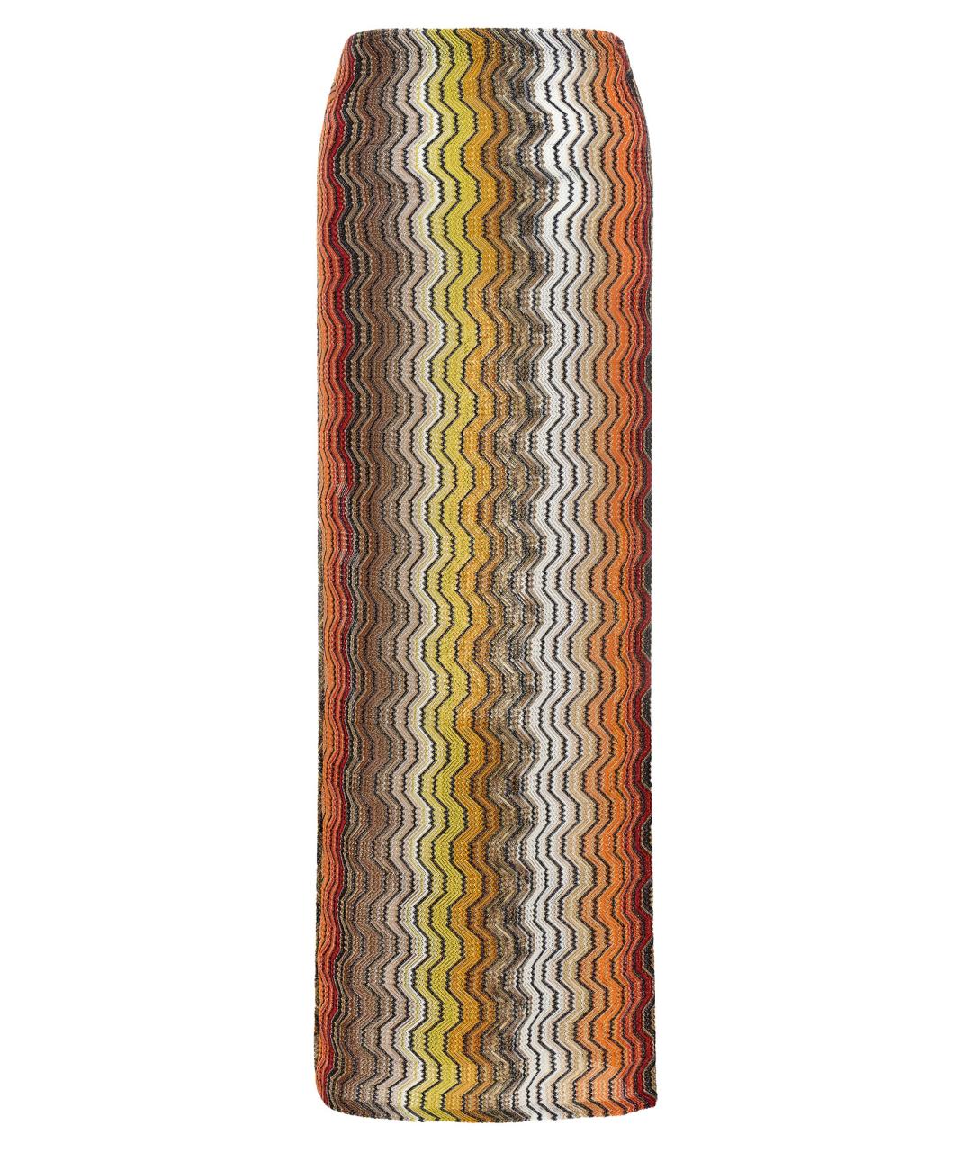 MISSONI Мульти вискозная юбка макси, фото 2